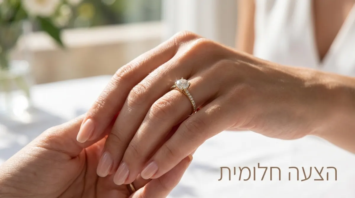 איך בוחרים טבעת אירוסין שמתאימה ליד שלה (ולא רק לטעם שלך)